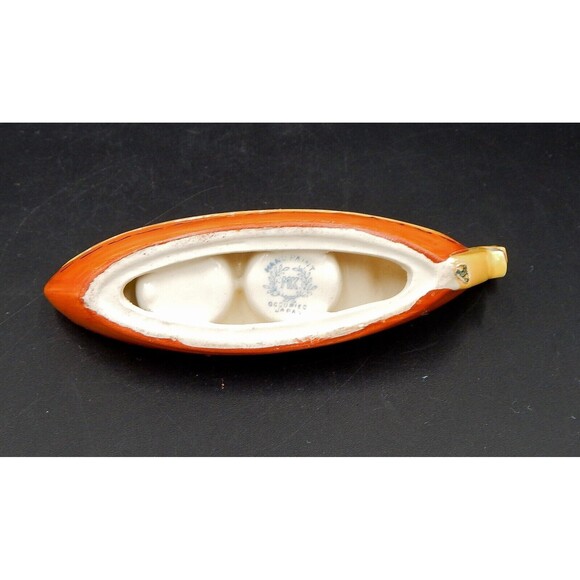 Meiko Porcelain Gondola Boat Salt & Pepper Shakers Hand-Painted Occupied Japan - Picture 7 of 11